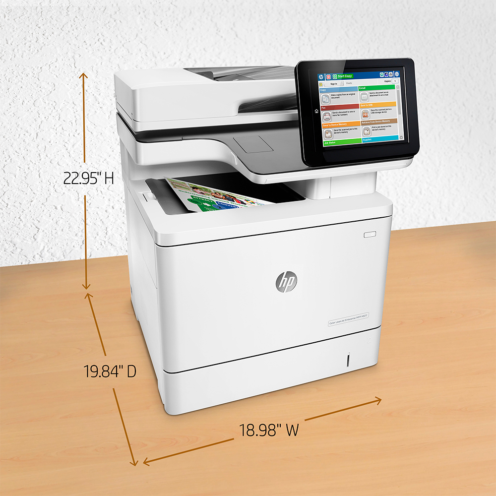 پرینتر چهارکاره رنگی HP Color LaserJet Enterprise MFP M577dn استوک