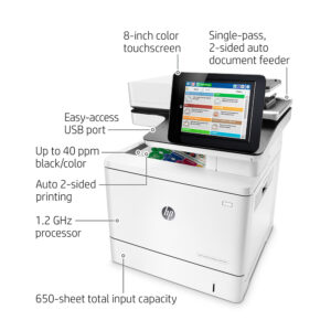 پرینتر چهارکاره رنگی HP Color LaserJet Enterprise MFP M577dn استوک